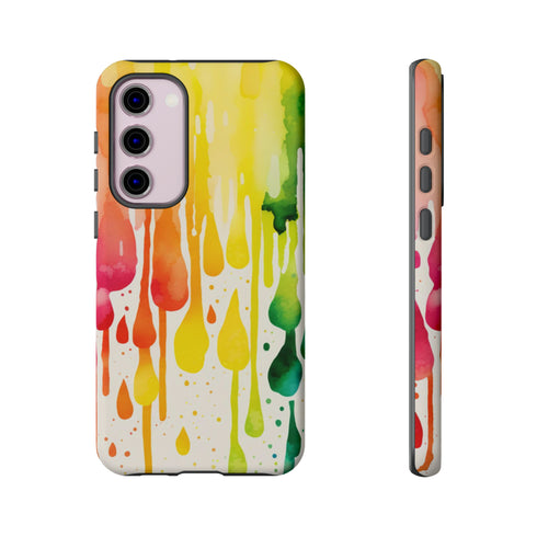 Rainbow Spring Showers - Impact Resistant Phone Case